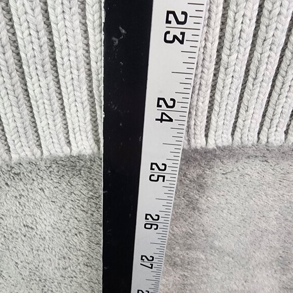 Womens Gray Banana Republic Knit Sweater Textured Turtleneck Long Sleeve Size S - Picture 8 of 9